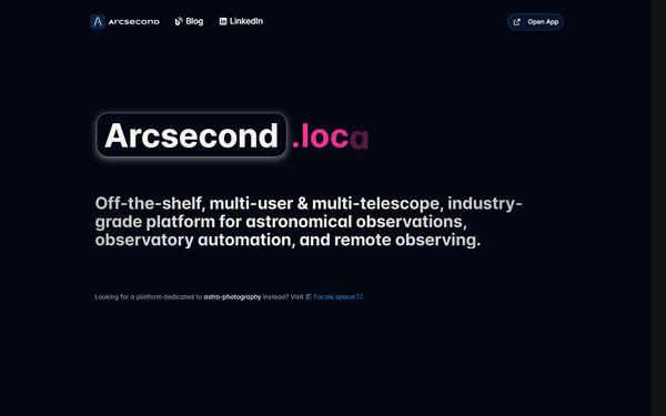 Arcsecond.io