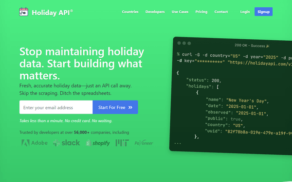 Holiday API
