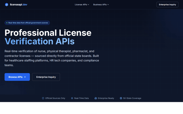LicenseCheck API