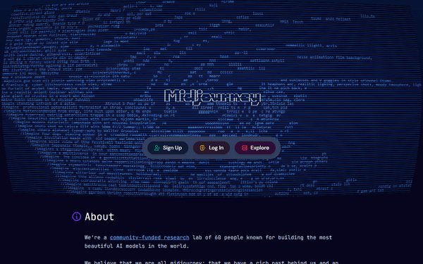 Midjourney AI (Generative Image Arts)