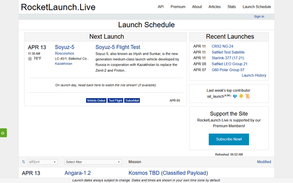 RocketLaunch.Live
