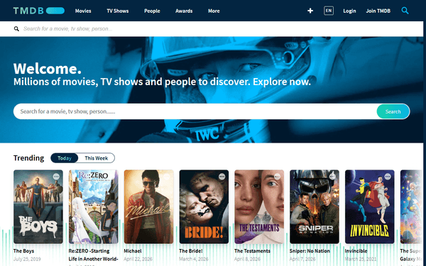 The Movie Database (TMDb)