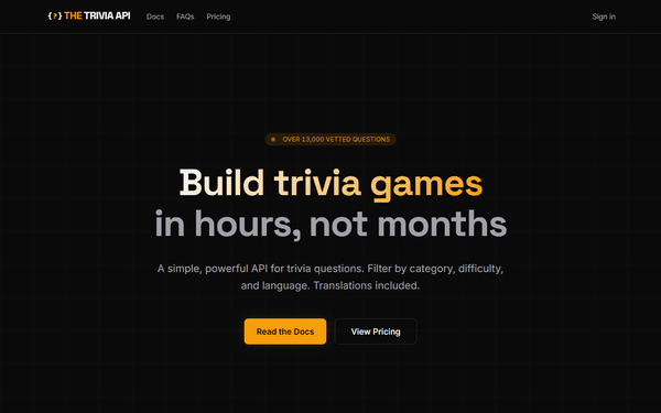 Open Trivia Database