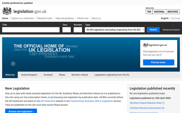 UK Legislation