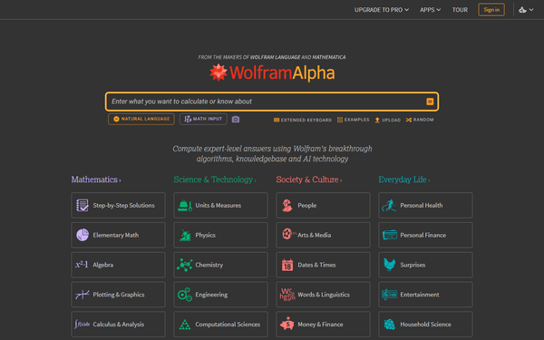 Wolfram Alpha